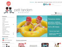 Tablet Screenshot of petittandem.com